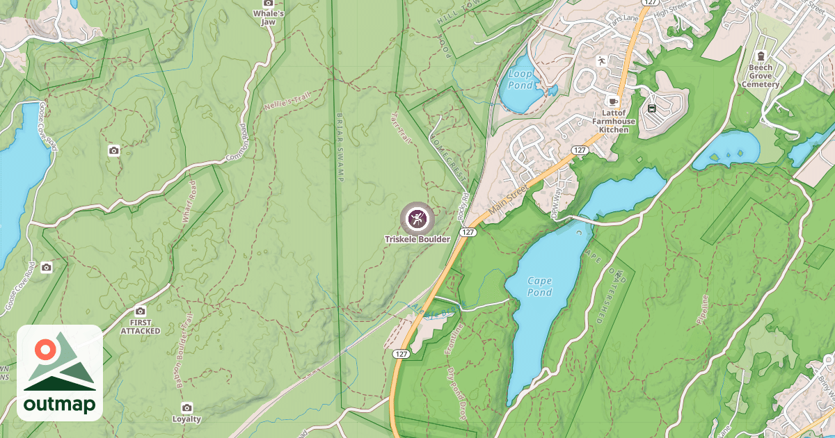 Map of Triskele Boulder