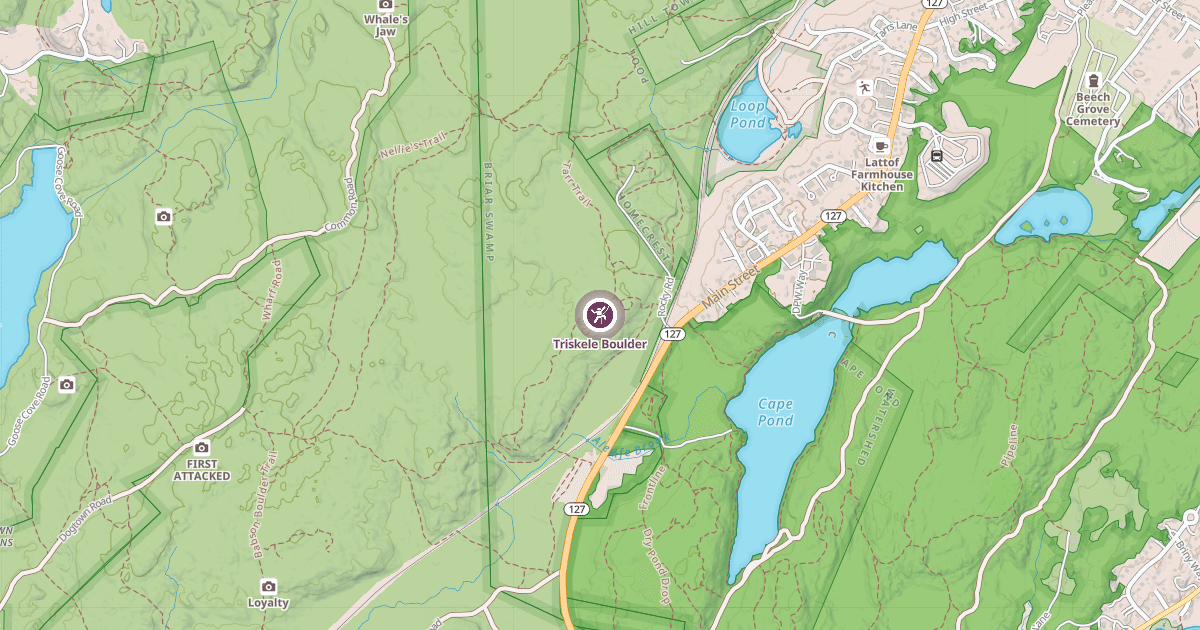Map preview of Triskele Boulder