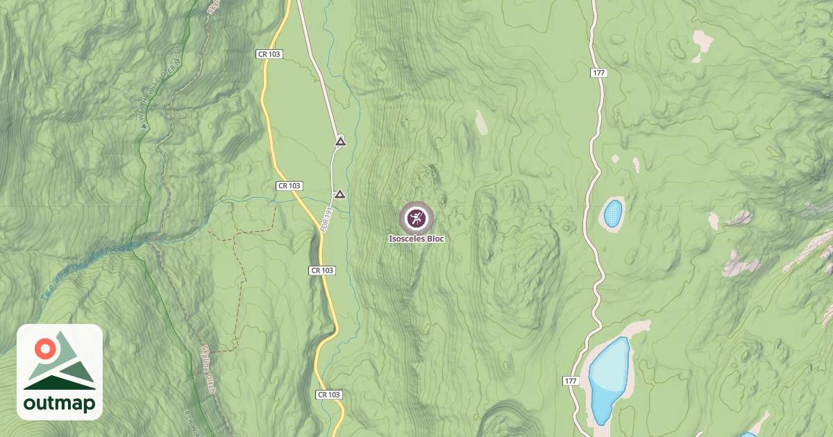 Map of Isosceles Bloc
