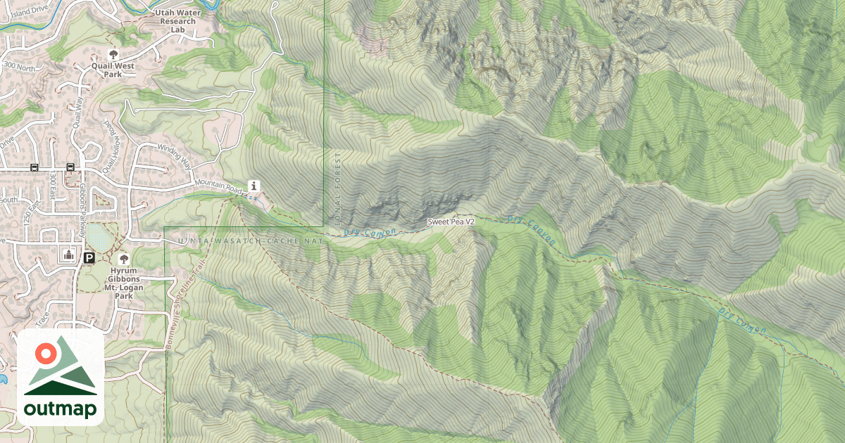 Map of Sweet Pea