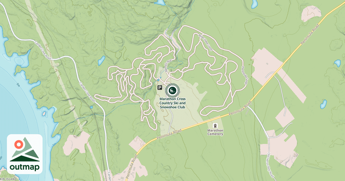 Map of Marathon Cross Country Ski and Snowshoe Club