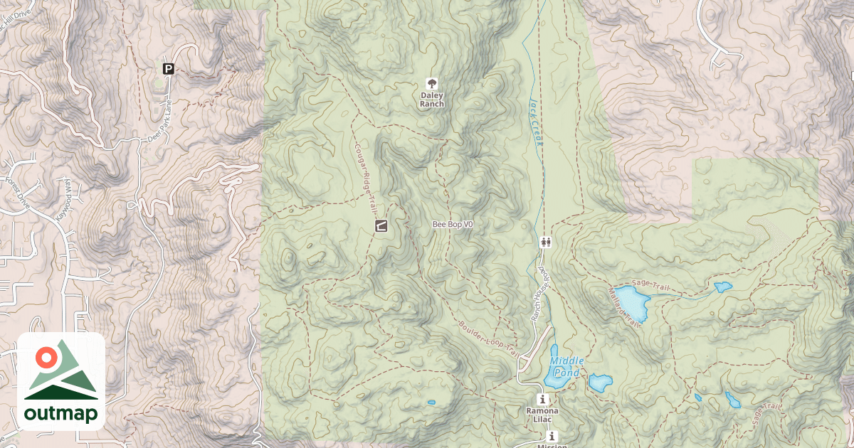 Map of Bee Bop