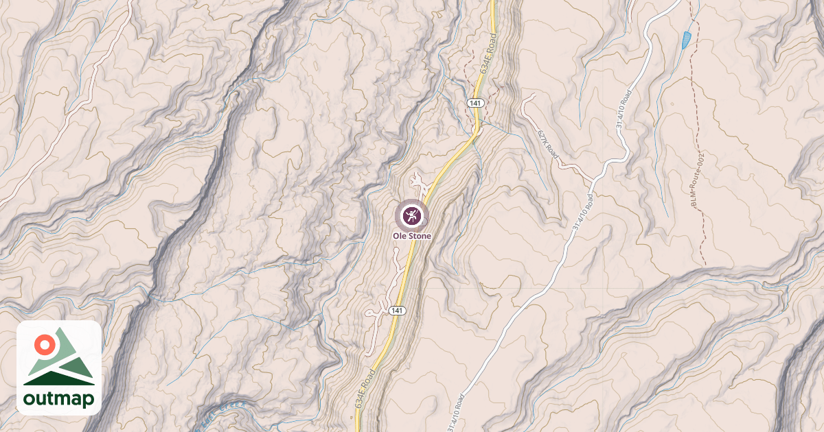 Map of Ole Stone