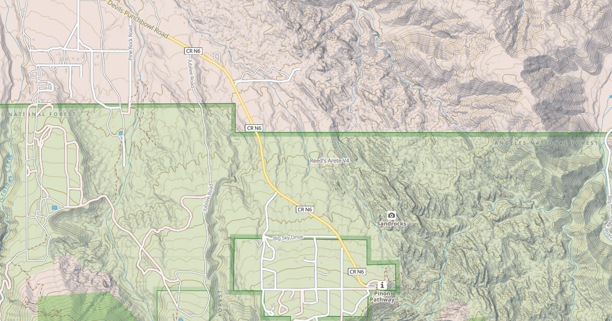 Map preview of Reed's Arete