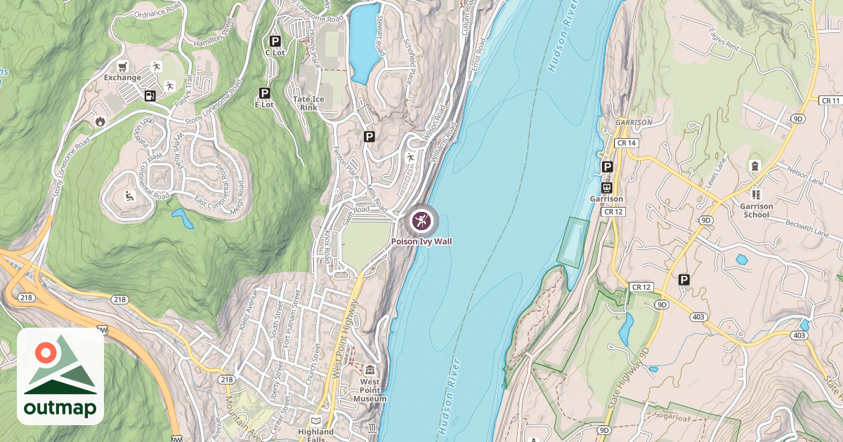 Map of Poison Ivy Wall