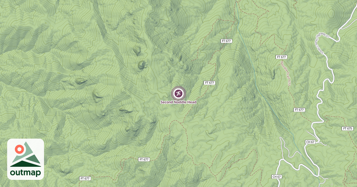 Map of Second Noddle Head