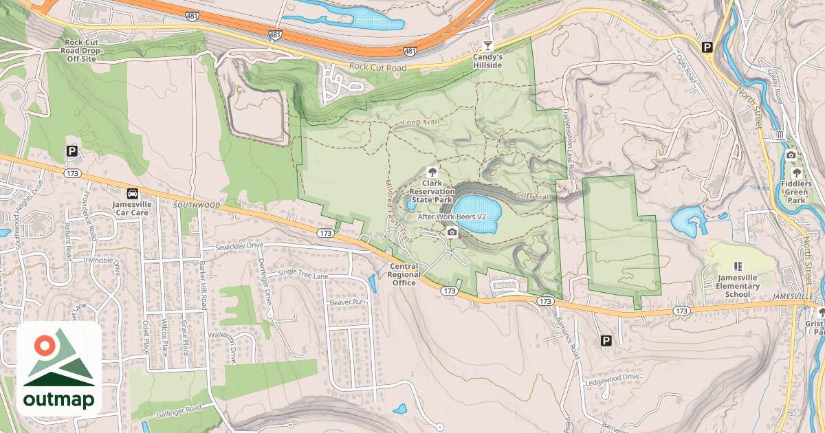 Map of After Work Beers