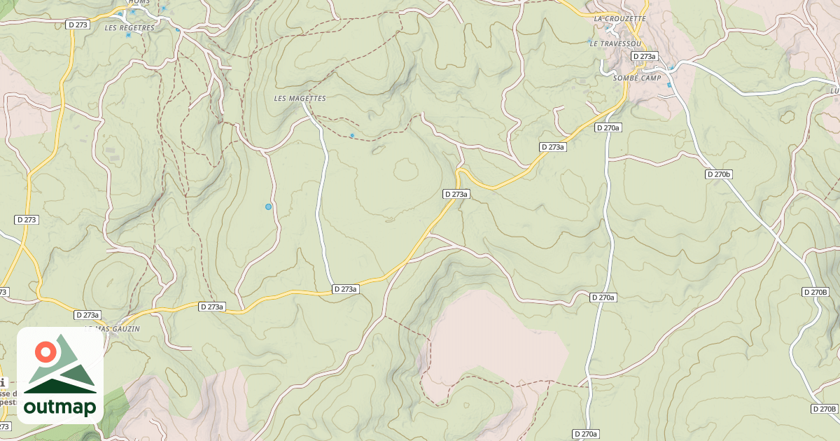 Map of Capitelle de Lacamp