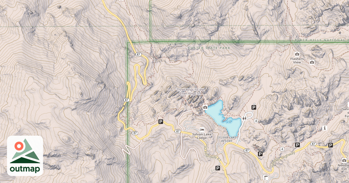 Map of Three Rings for the Elven Kings
