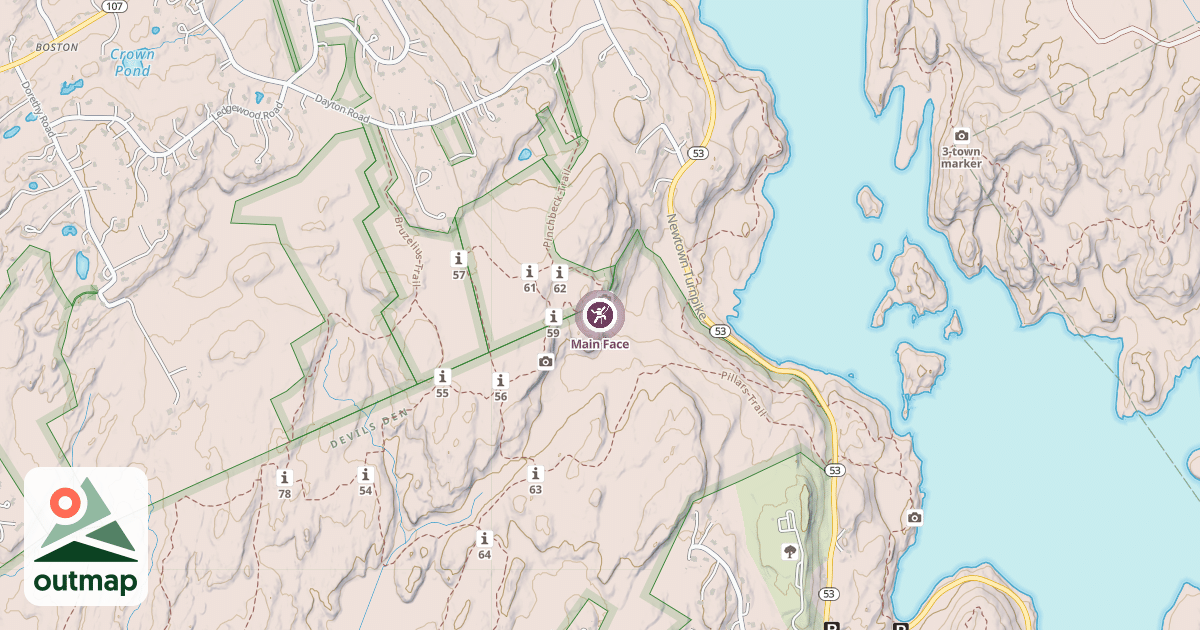 Map of Main Face