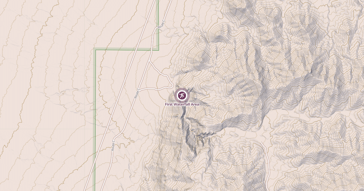 Map preview of First Waterfall Area