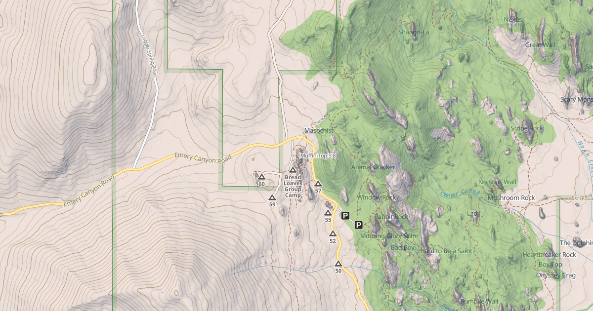 Map preview of Muffin Top