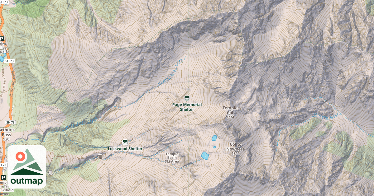 Map of Page Memorial Shelter