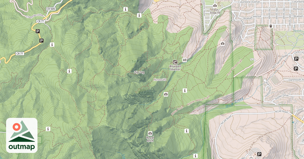 Map of Across