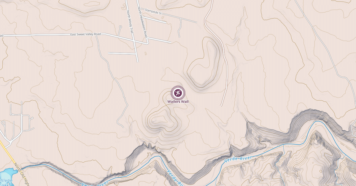 Map preview of Wailers Wall