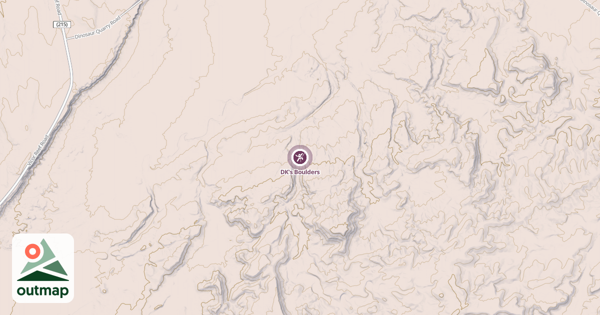 Map of DK's Boulders