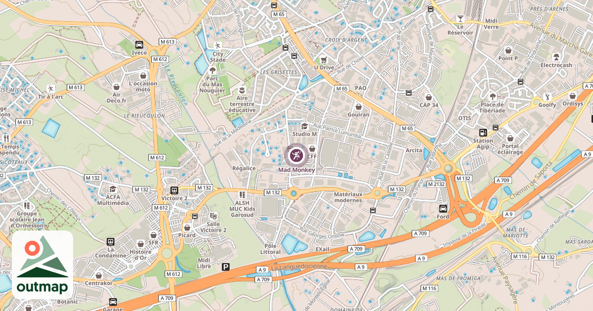 Map of Mad Monkey