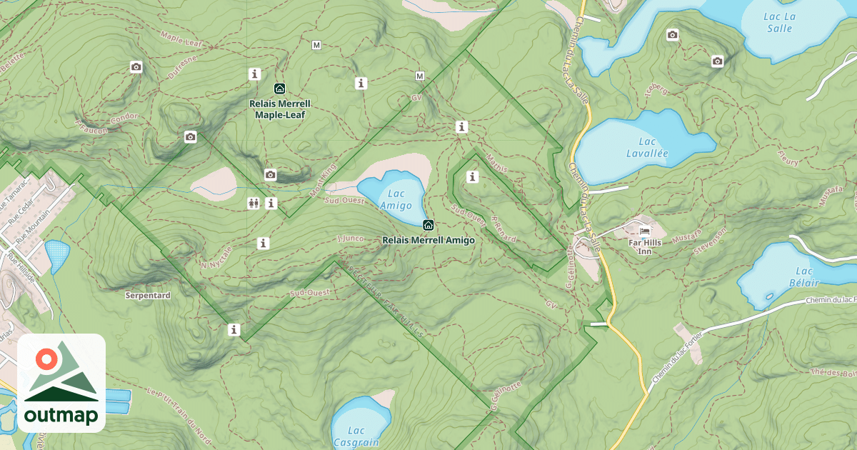 Map of Relais Merrell Amigo