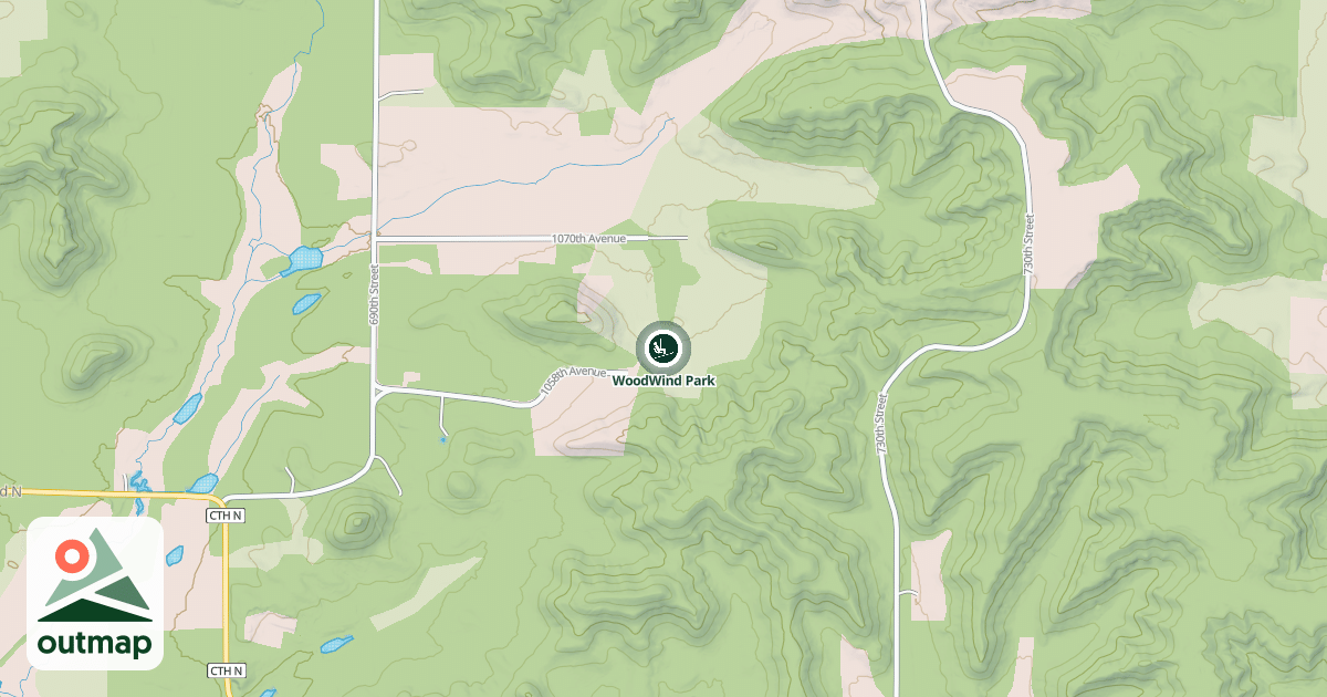 Map of WoodWind Park