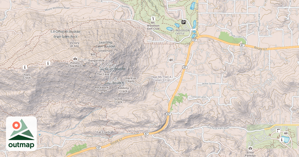Map of Hear My Train A Comin'