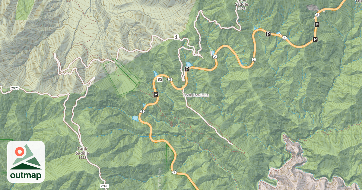 Map of North Face