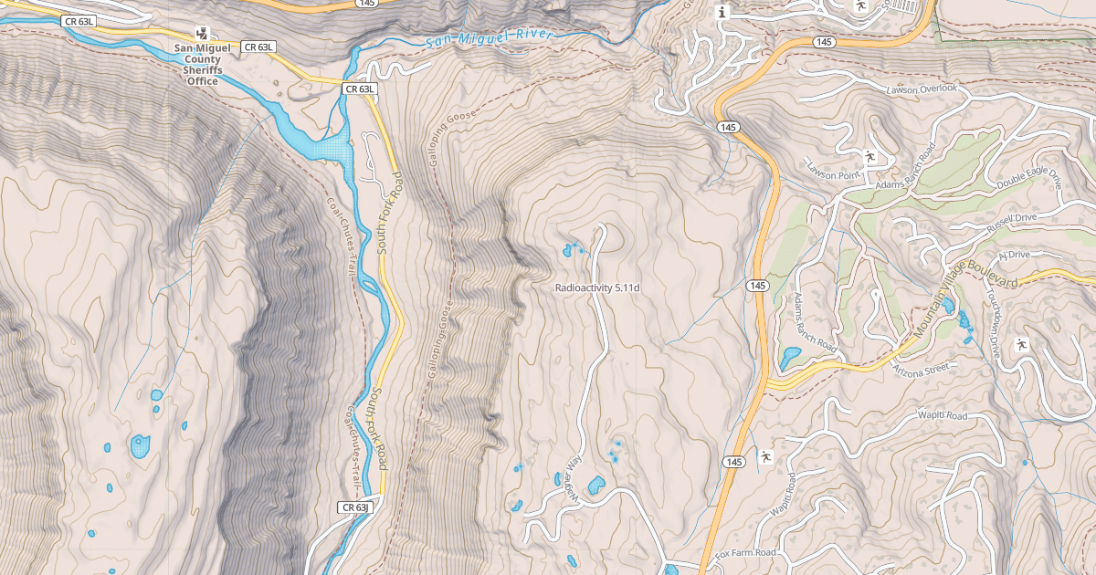Map preview of Radioactivity