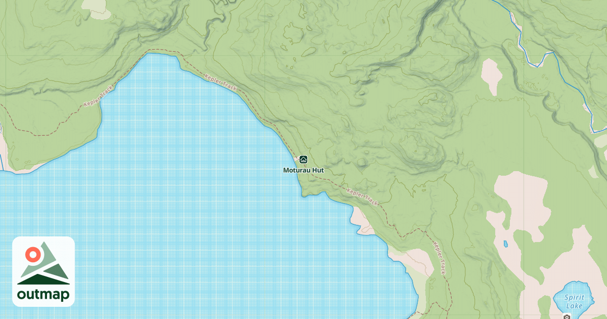 Map of Moturau Hut