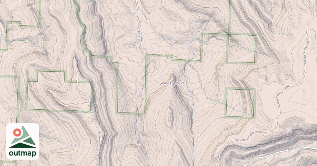 Map of Jacob's Ladder