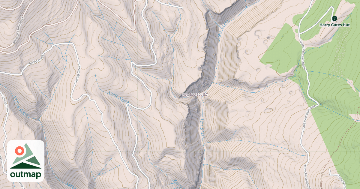 Map of Hey, Boo Boo
