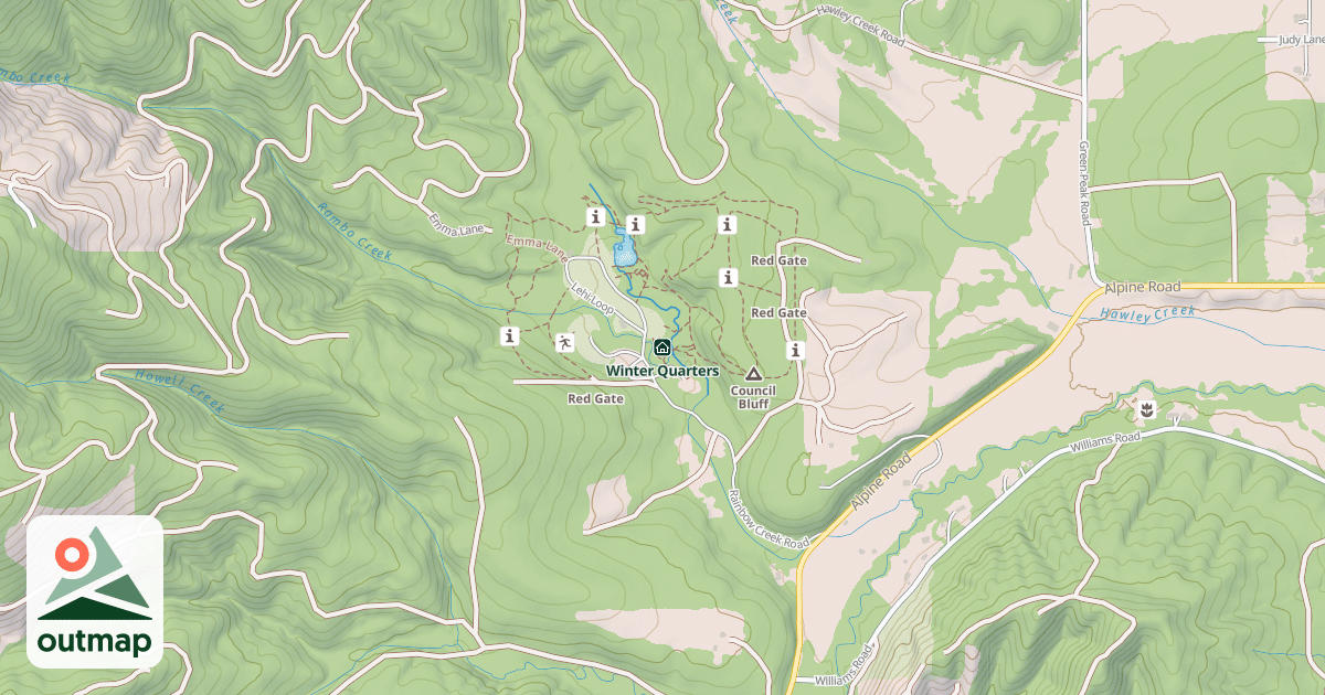 Map of Winter Quarters