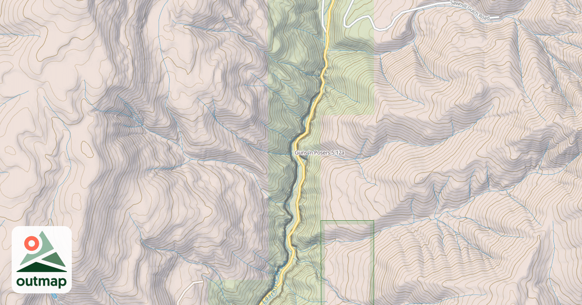 Map of Guns 'n Posers