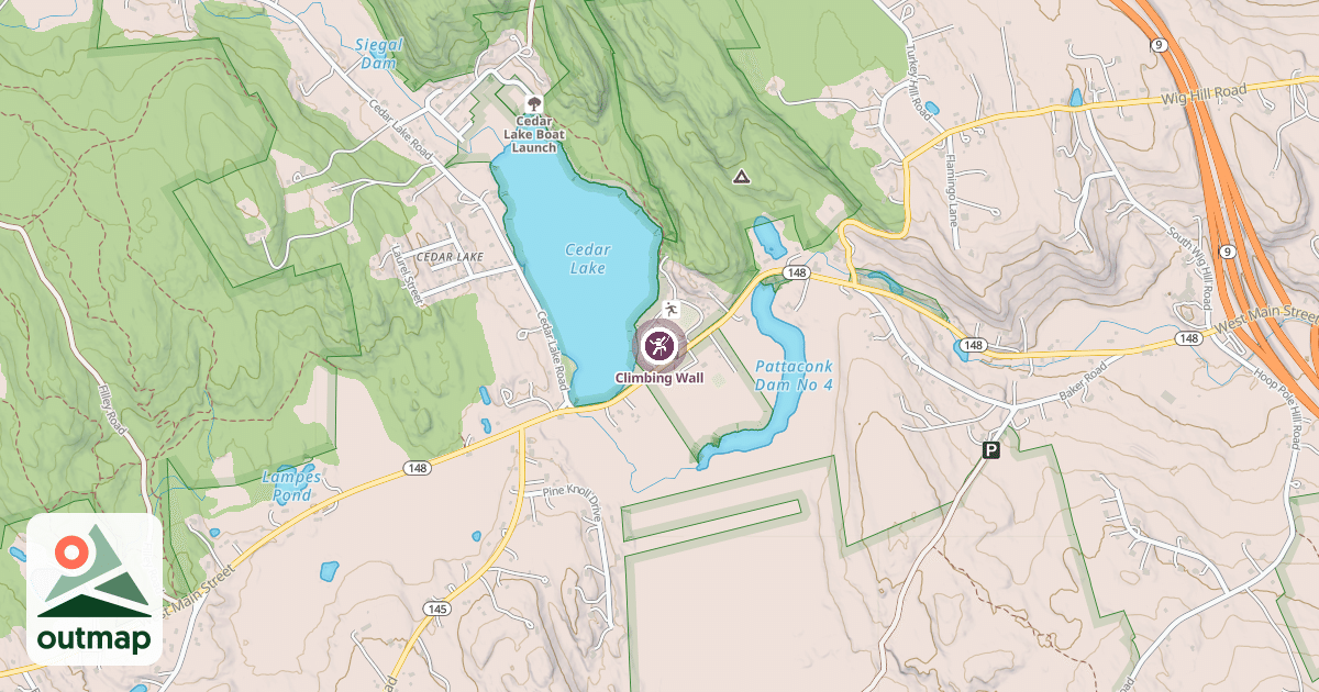 Map of Climbing Wall