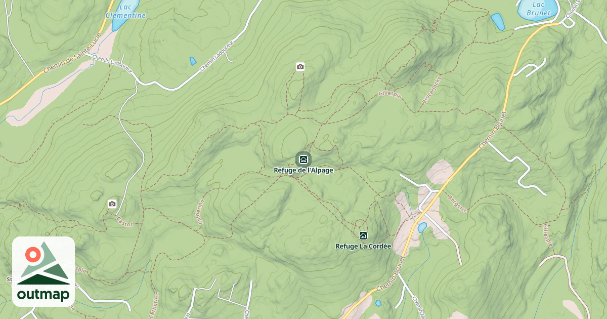 Map of Refuge de l'Alpage