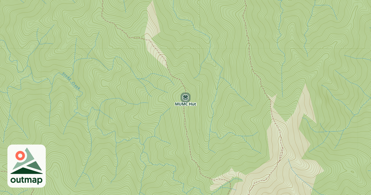 Map of MUMC Hut