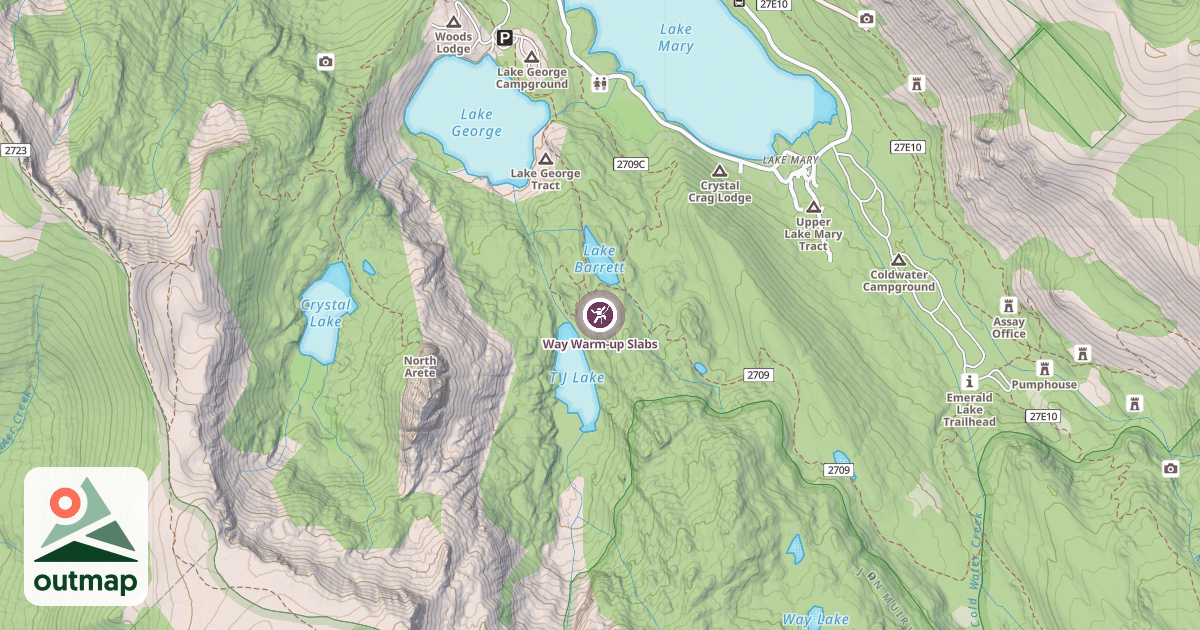 Map of Way Warm-up Slabs