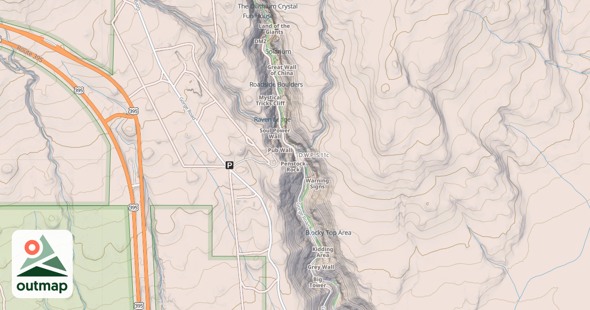Map of D.W.P.