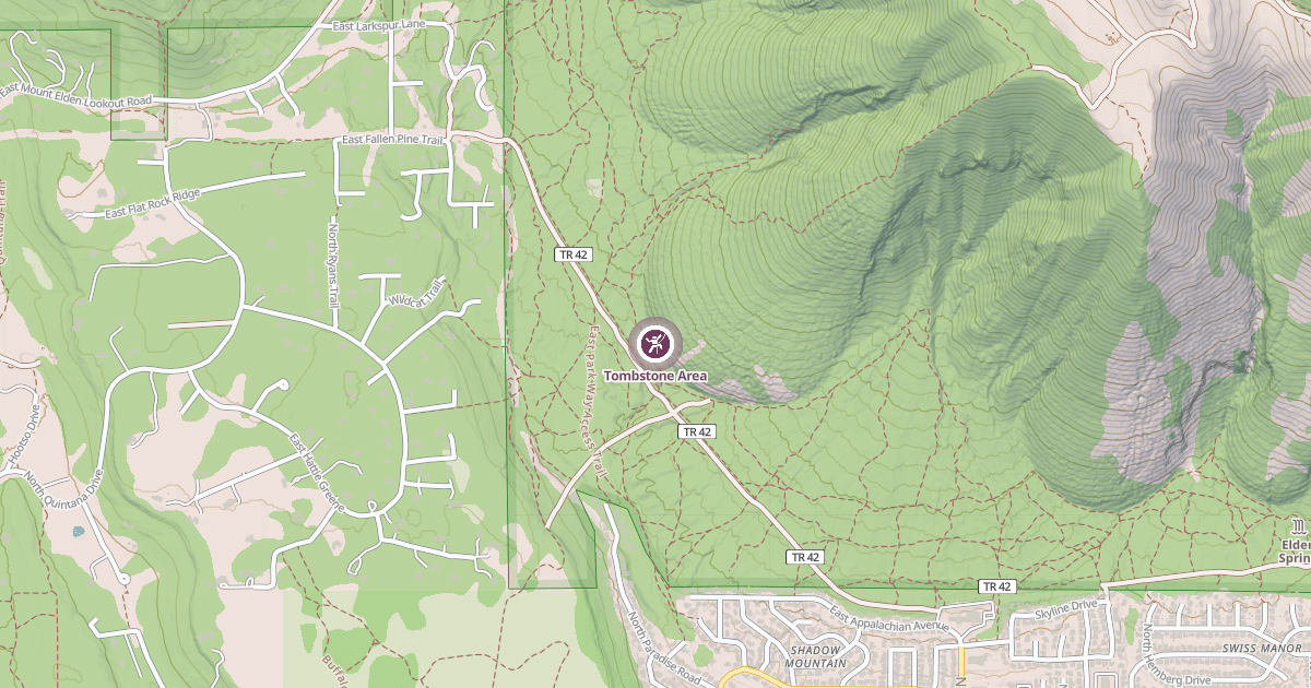 Map preview of Tombstone Area