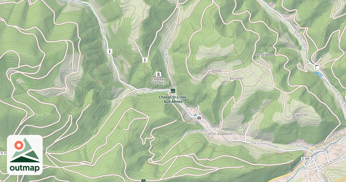 Map of Chasse St-Croix-Aux-Mines