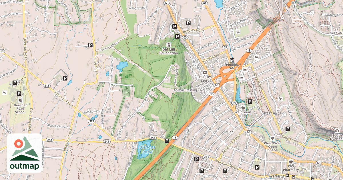 Map of Animal Crossing