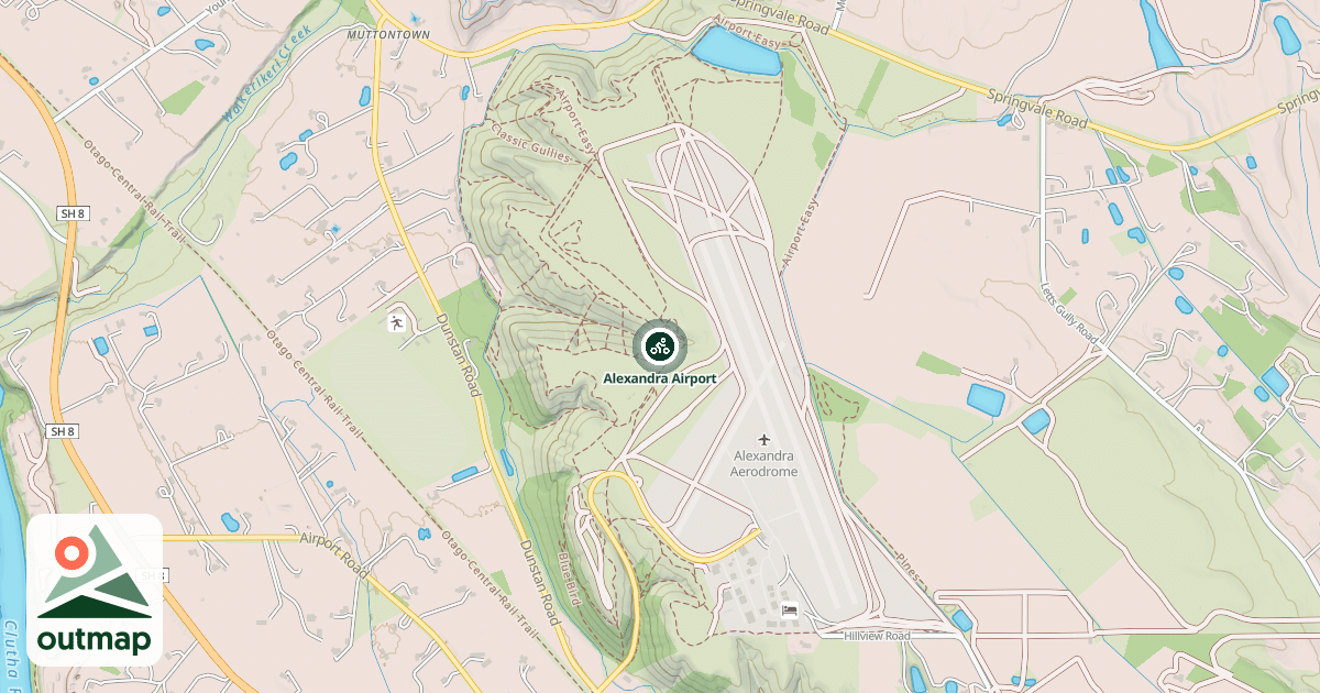 Map of Alexandra Airport