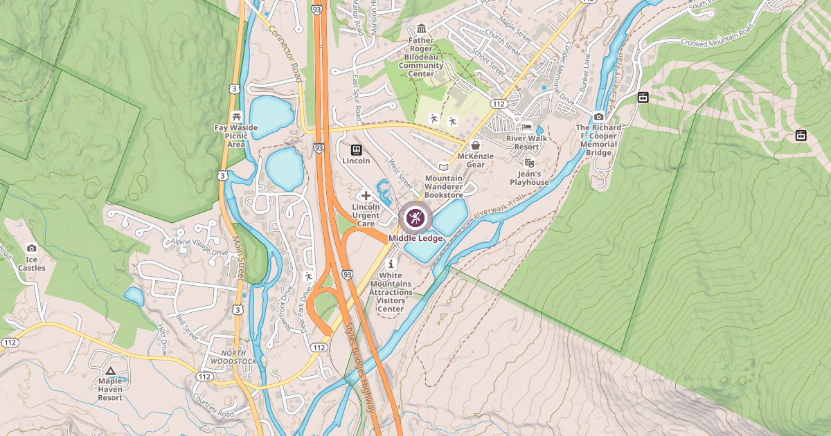 Map preview of Middle Ledge