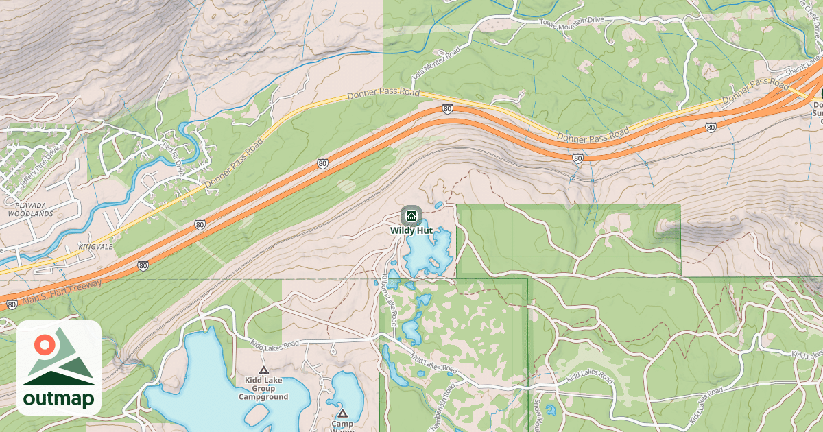 Map of Wildy Hut
