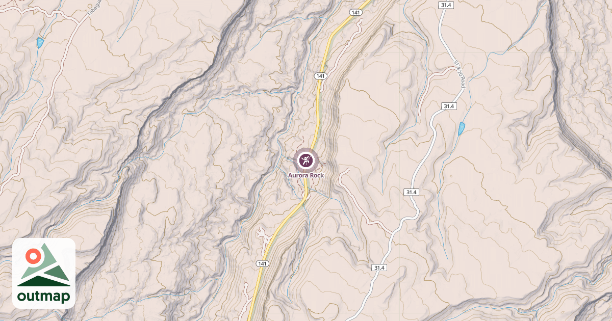 Map of Aurora Rock
