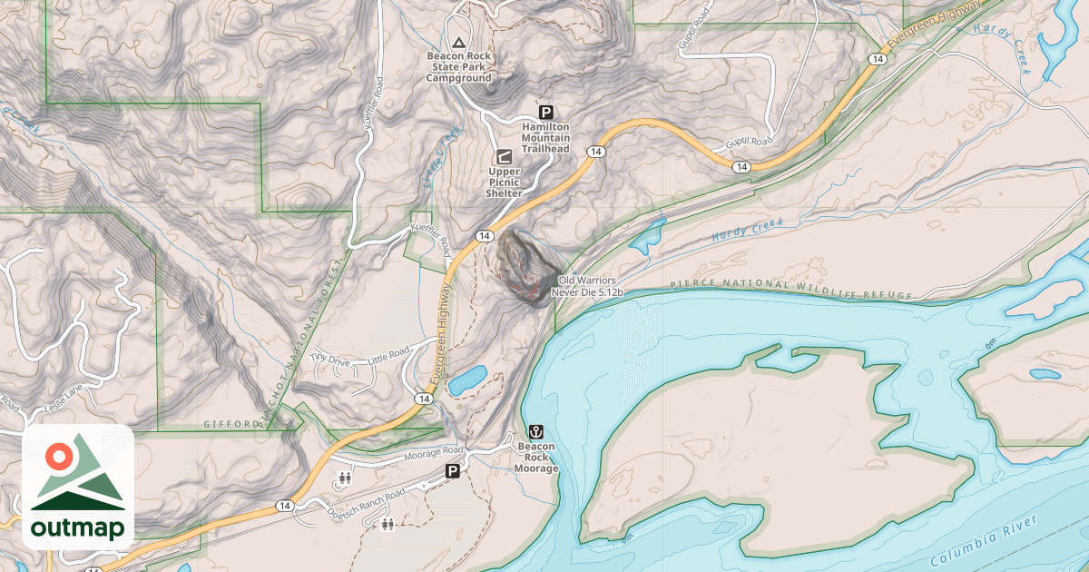 Map of Old Warriors Never Die