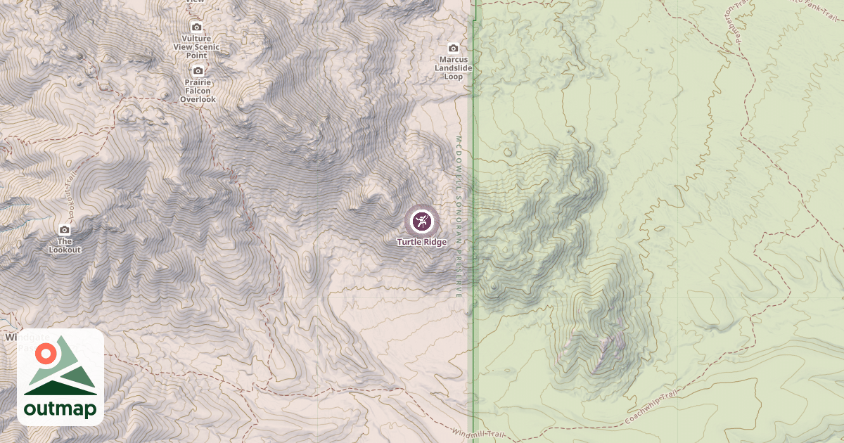 Map of Turtle Ridge