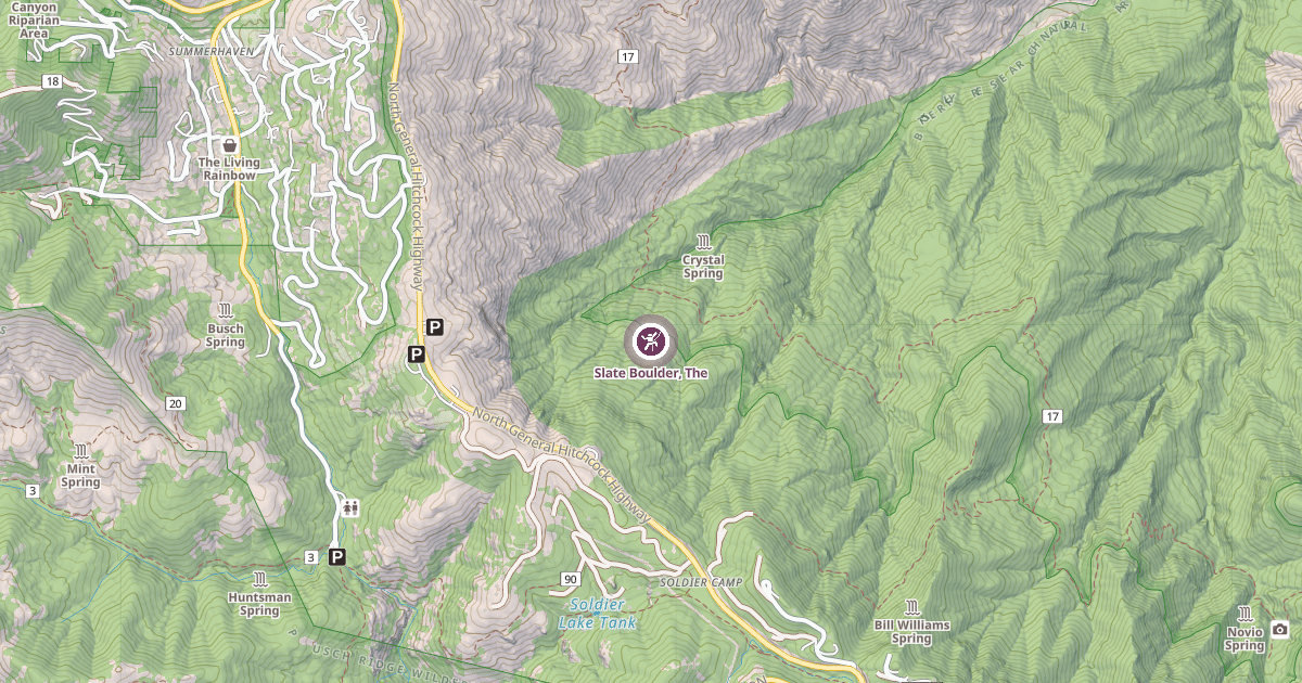 Map preview of Slate Boulder, The
