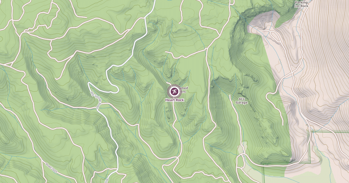 Map preview of Heart Rock