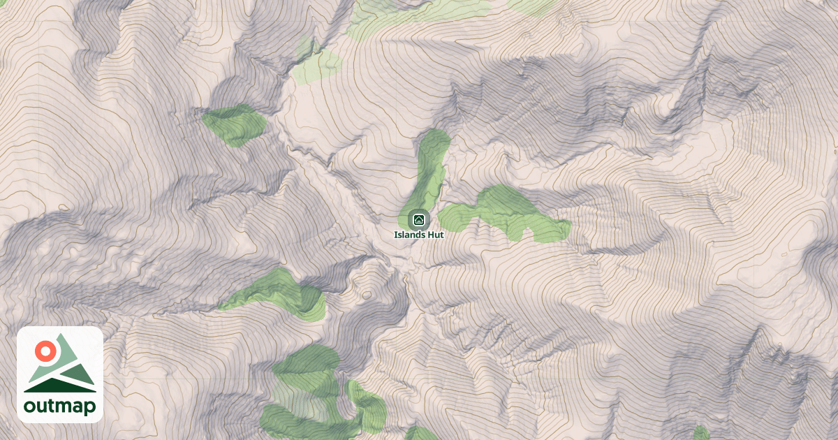 Map of Islands Hut