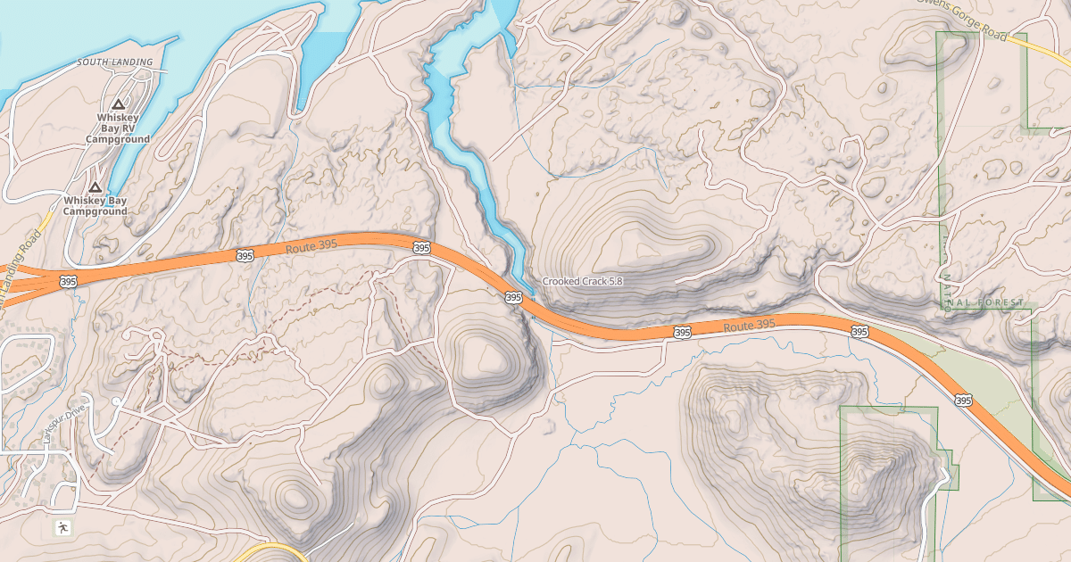 Map preview of Crooked Crack