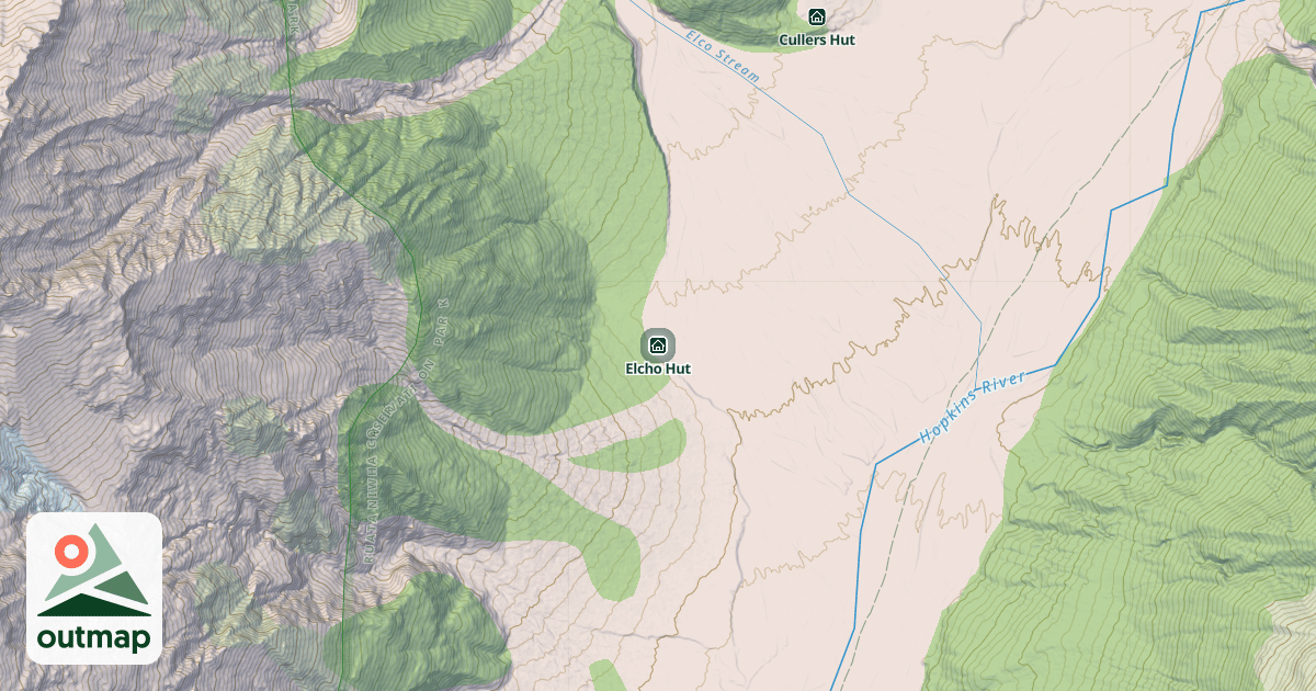 Map of Elcho Hut
